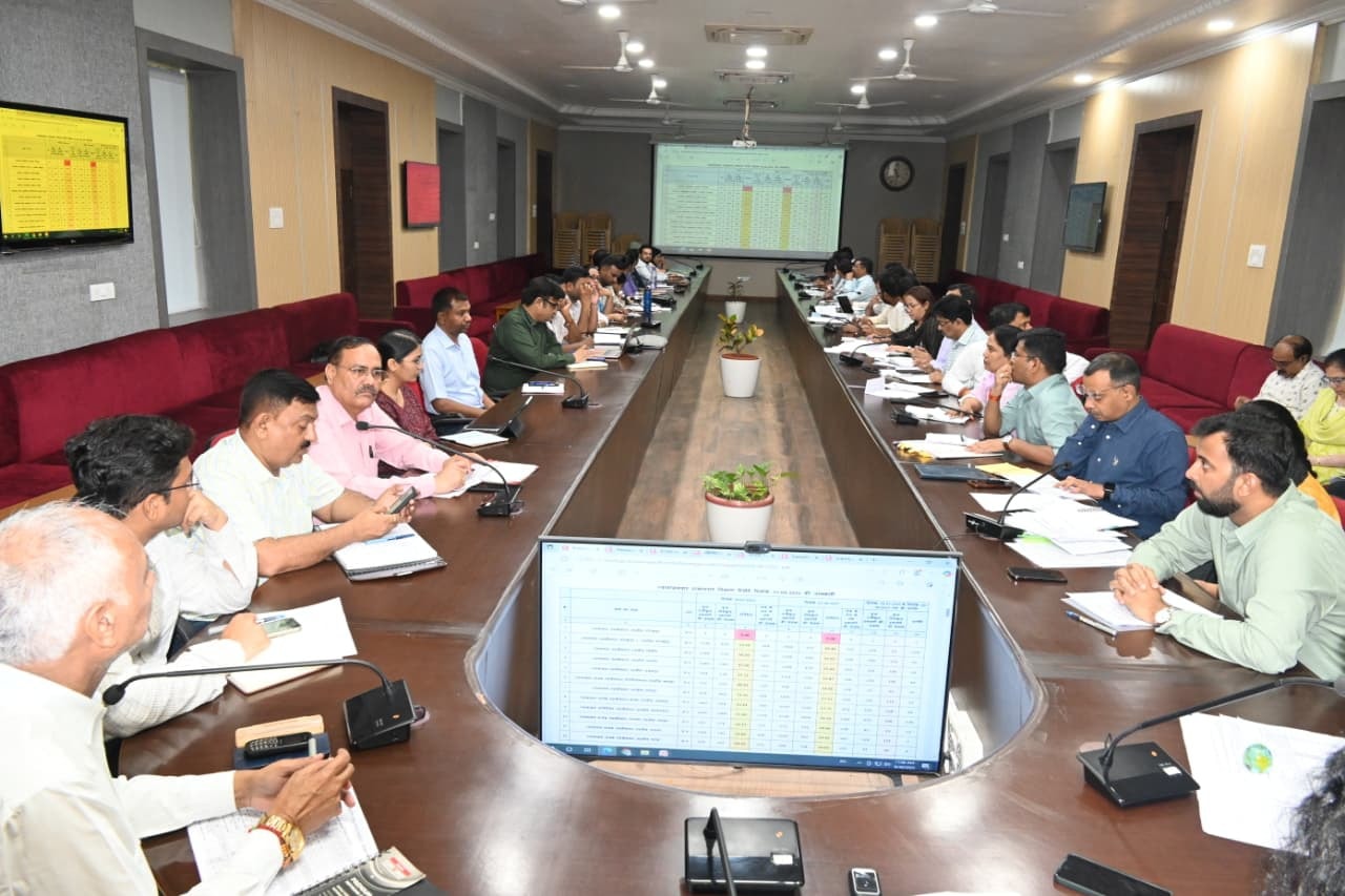 Collector Room Meeting Jabalpur
